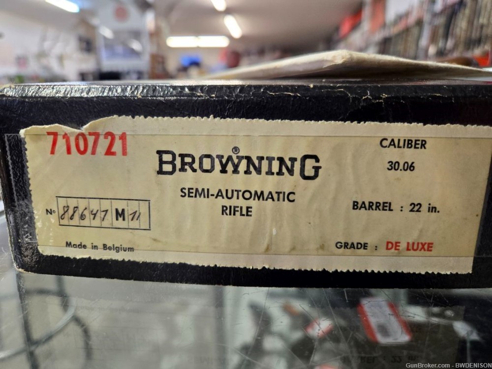 Browning BAR 30-06 Iron Sights 22" Blued / Wood New In Box Belgium-img-19