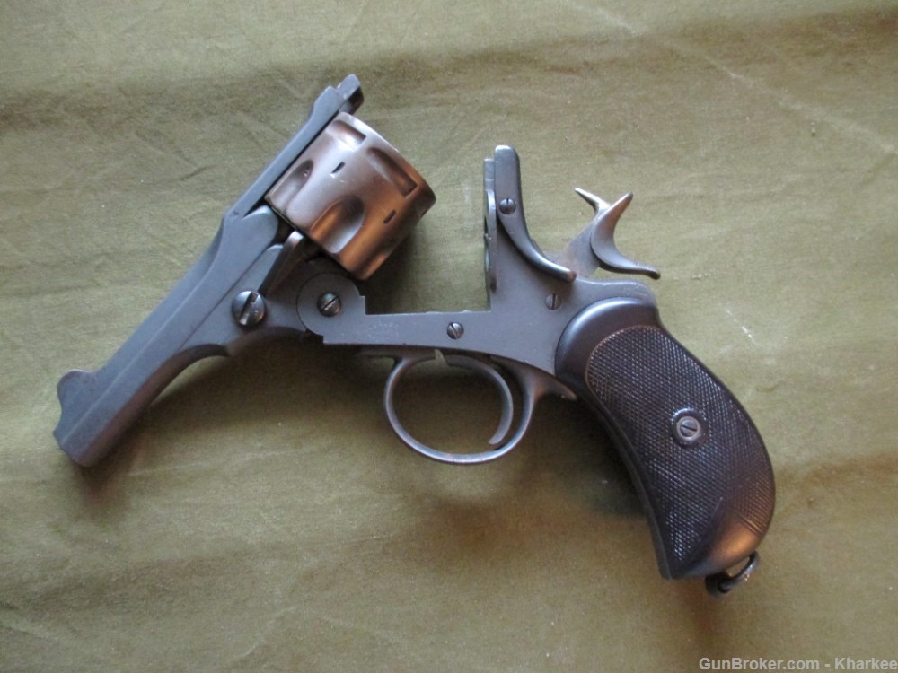 British Army MKI Webley Pistol With Holster And Brass-img-10