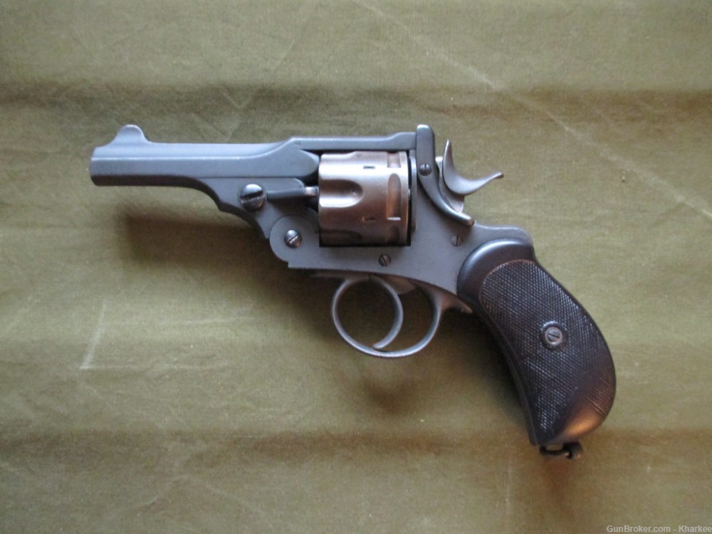 British Army MKI Webley Pistol With Holster And Brass-img-1