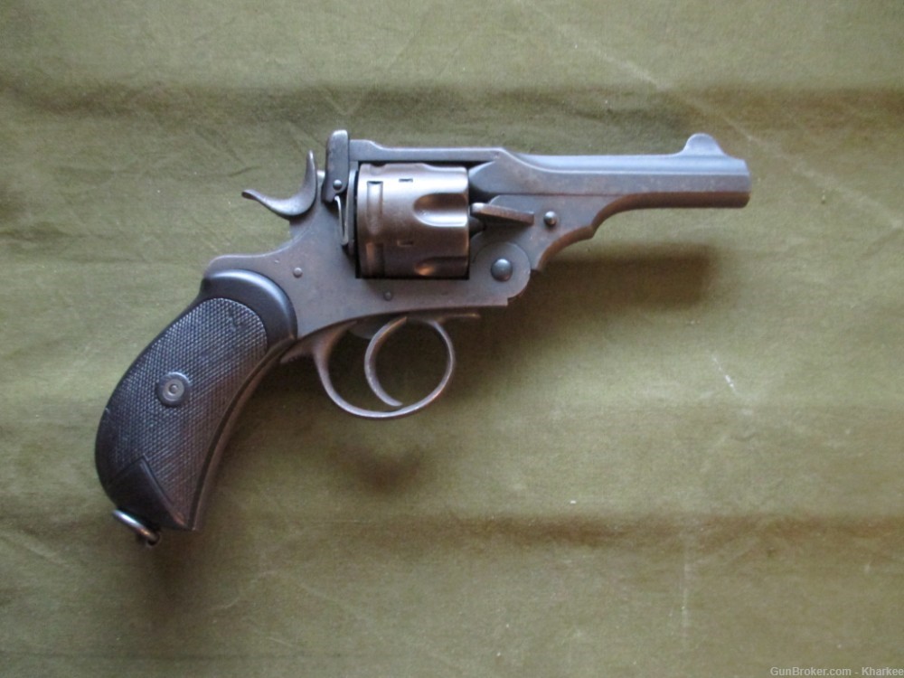British Army MKI Webley Pistol With Holster And Brass-img-0