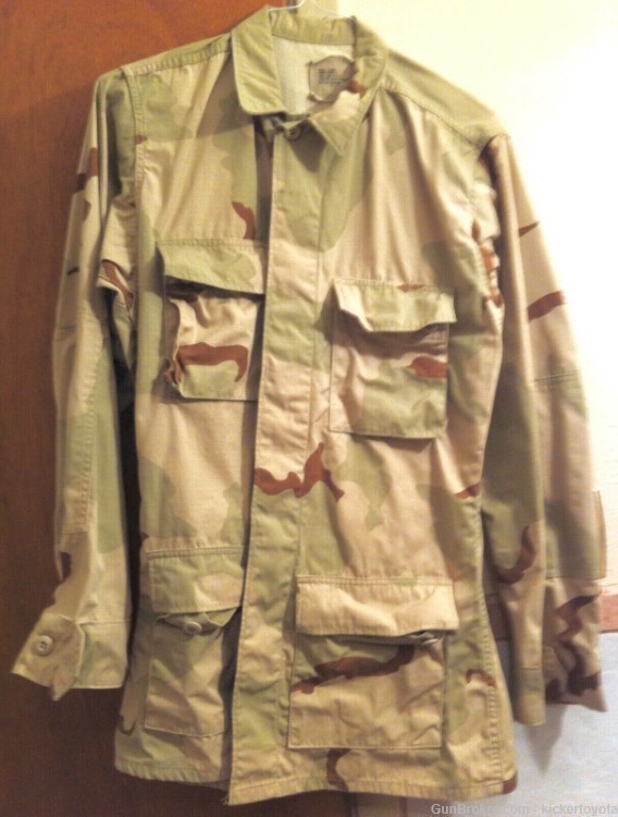USGI DCU Desert Camo Small XLONG Field Jacket Coat Shirt Combat BDU 33-37-img-0