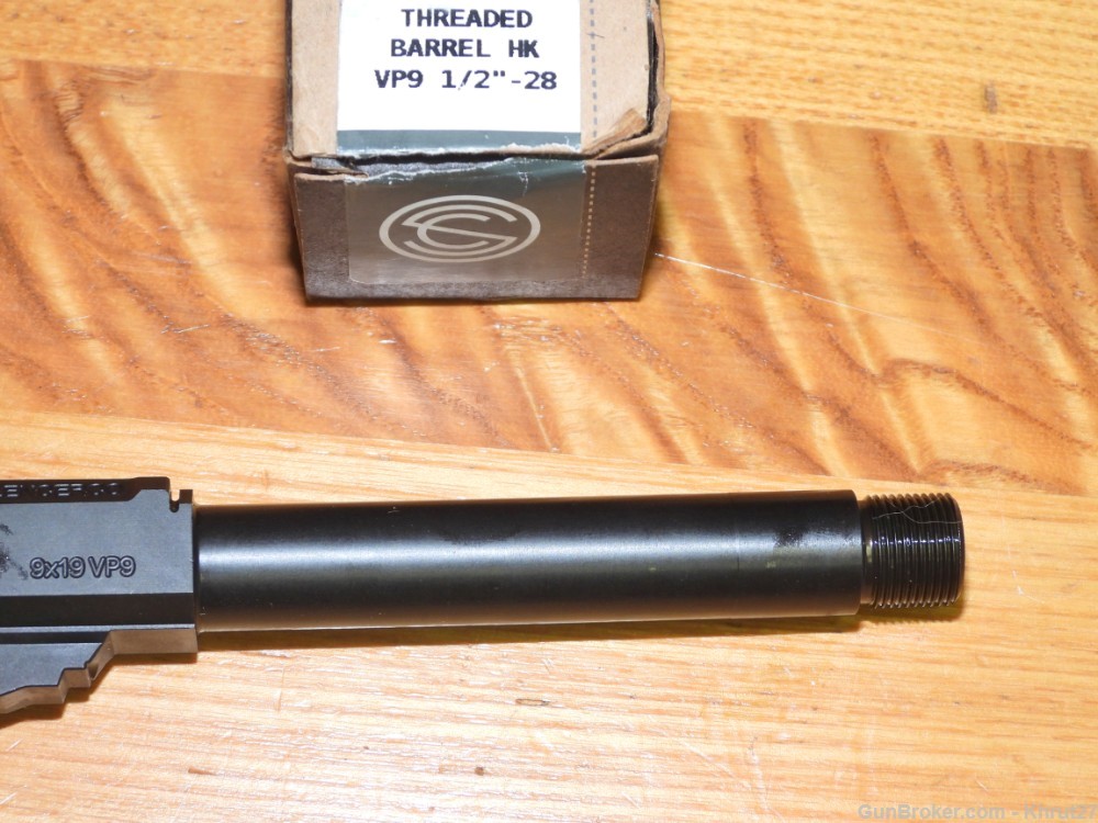 Silencer CO. Threaded Barrel 1/2X28 for HK VP9-img-1