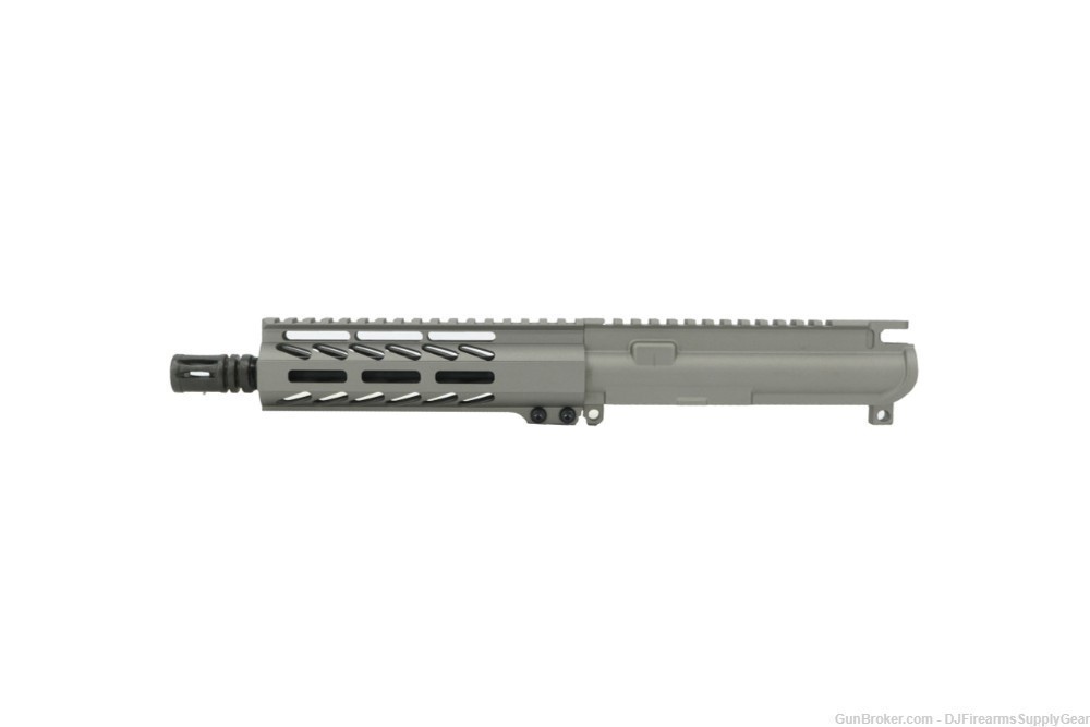 AR-15 / AR-9 9mm 7.5" TITANIUM Cerakote Complete Upper Receiver w/ 7" MLOK -img-1
