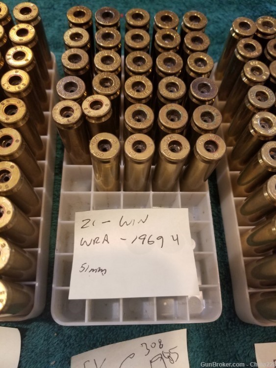 .308x51 Reloading Brass MIxed Head Stamp read listing 150ct-img-2