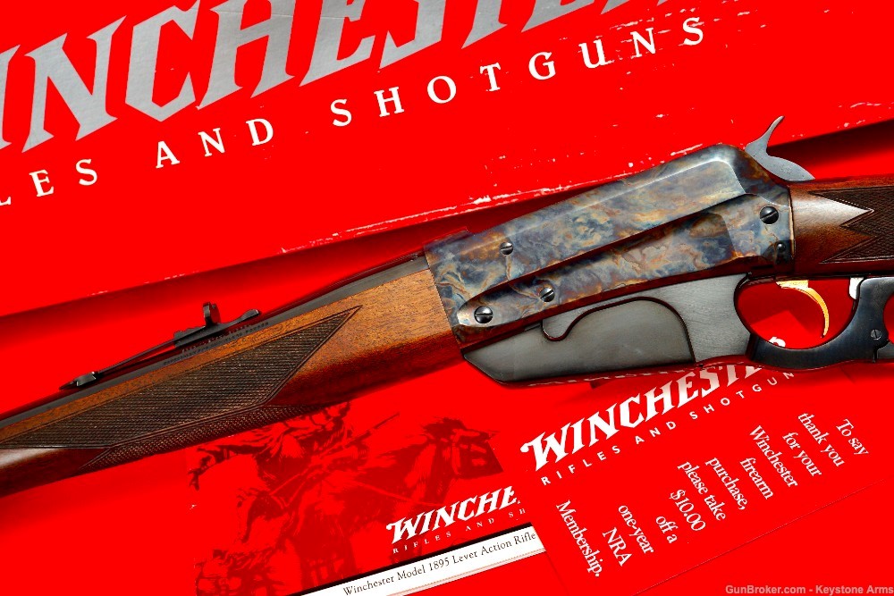 Rare Special Edition Winchester 1895 .405 Turnbull Case Hardened NIB-img-5