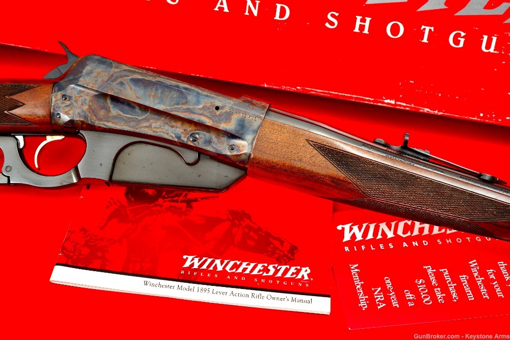 Rare Special Edition Winchester 1895 .405 Turnbull Case Hardened NIB-img-10