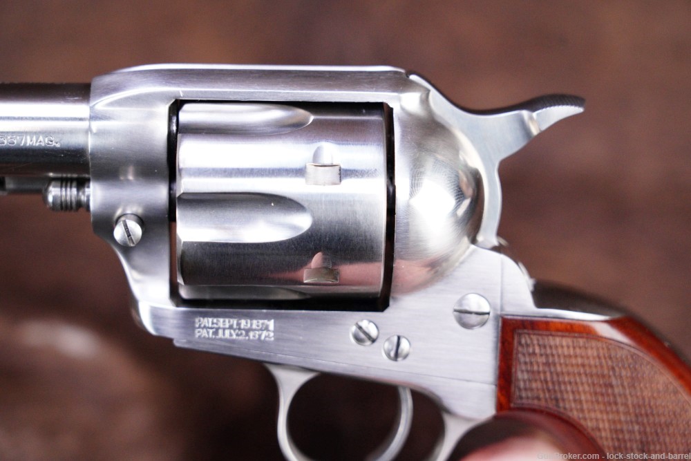 Taylor’s Uberti Model 1873 Stainless Running Iron  4.75” SAA Revolver-img-13