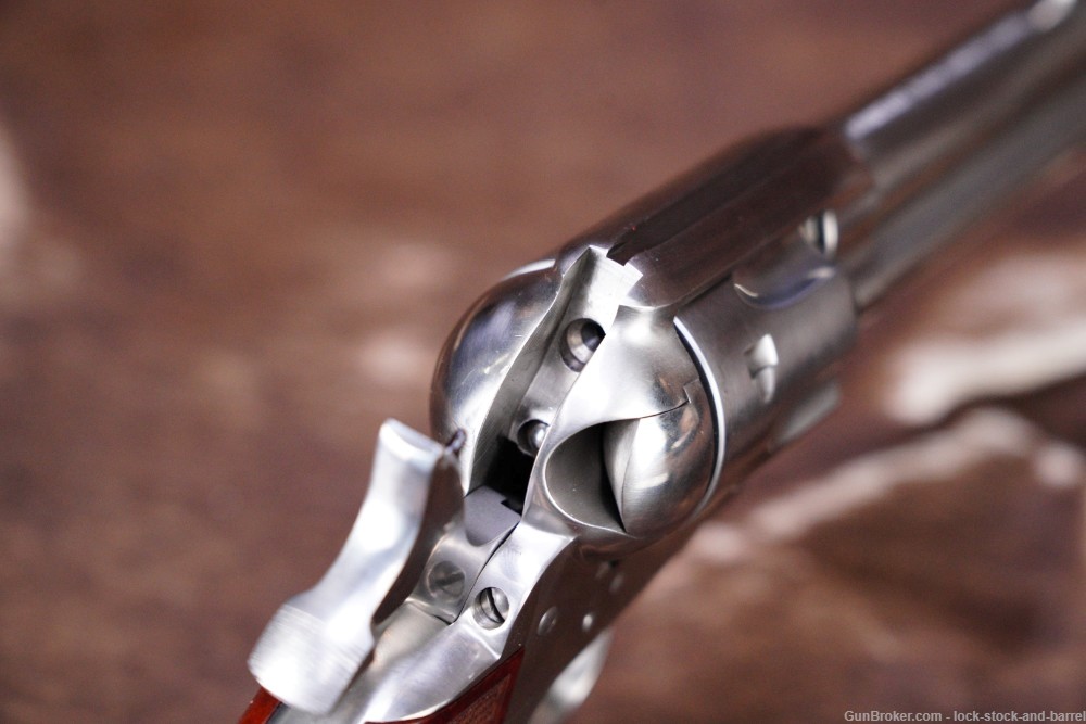 Taylor’s Uberti Model 1873 Stainless Running Iron  4.75” SAA Revolver-img-23