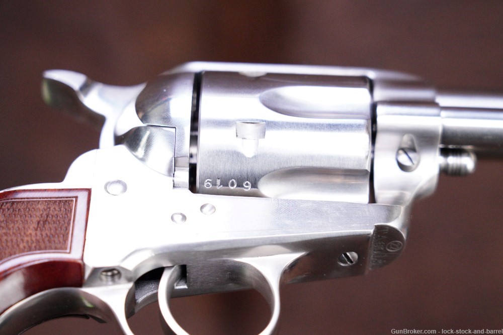 Taylor’s Uberti Model 1873 Stainless Running Iron  4.75” SAA Revolver-img-11