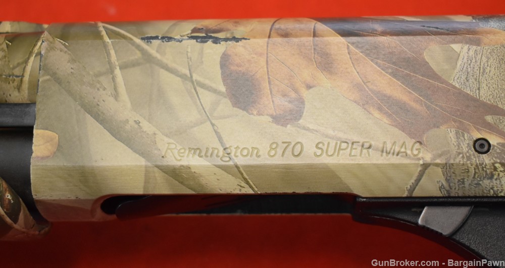 Remington 870 Super Mag 12GA 25.5" bbl 3.5" Magnum Realtree Camo Pump 12 Ga-img-37