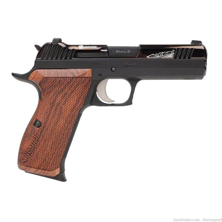  SIG Sauer P210 Carry Custom 9mm Luger Semi Auto Pistol, 4.1"-img-0