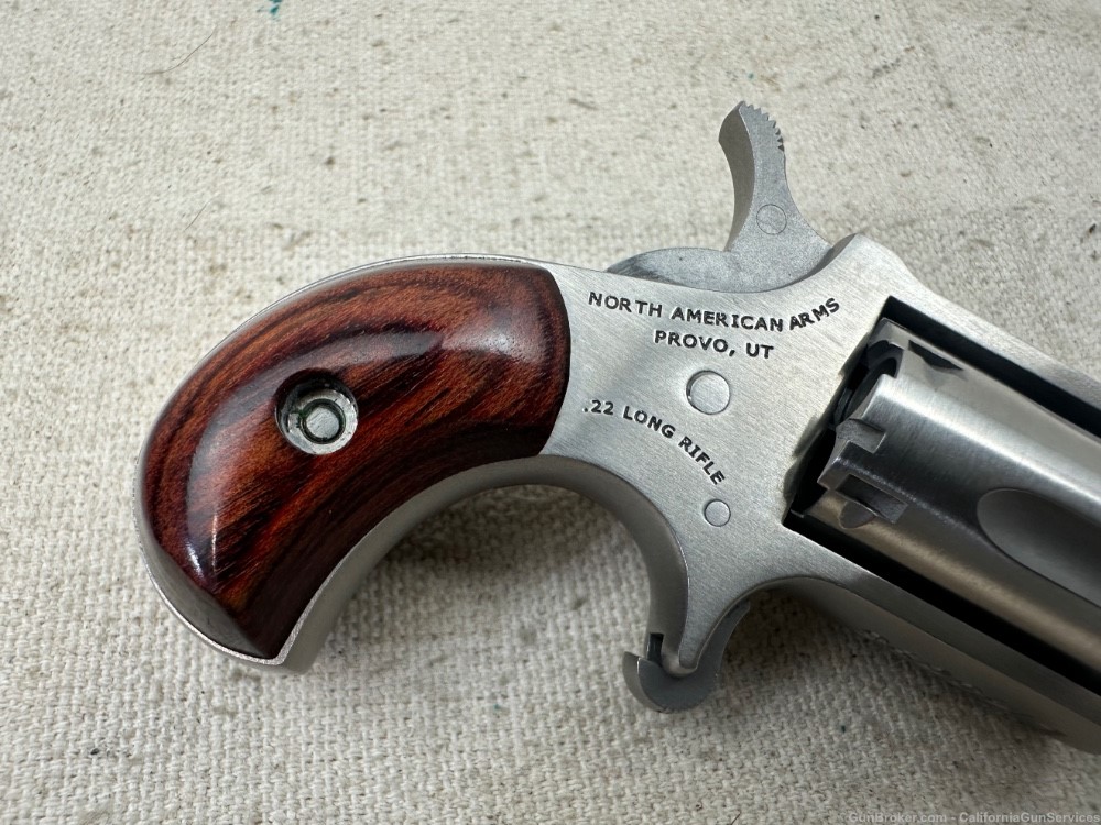 North American Arms Revolver .22 LR Mini-Revolver Test Fired Only-img-3
