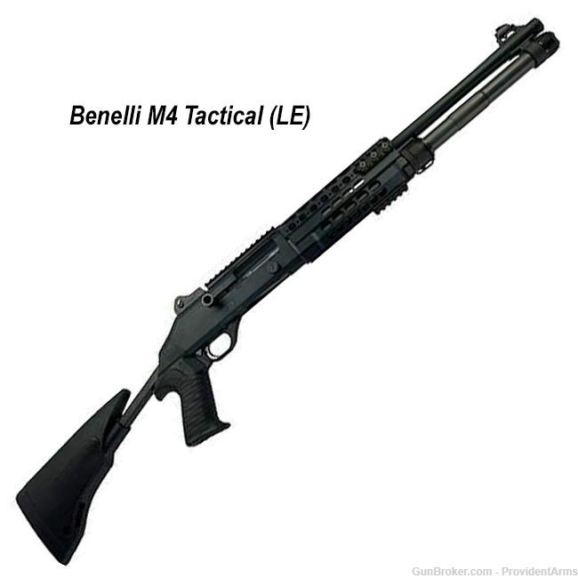 BENELLI M4 11732 TACTICAL OEM RAIL12GA 18.5" BBL 7+1 CAP 5 POS STOCK *NEW*-img-0