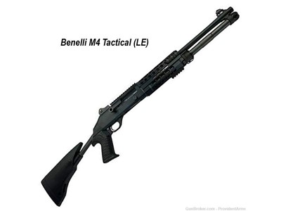BENELLI M4 11732 TACTICAL OEM RAIL12GA 18.5" BBL 7+1 CAP 5 POS STOCK *NEW*