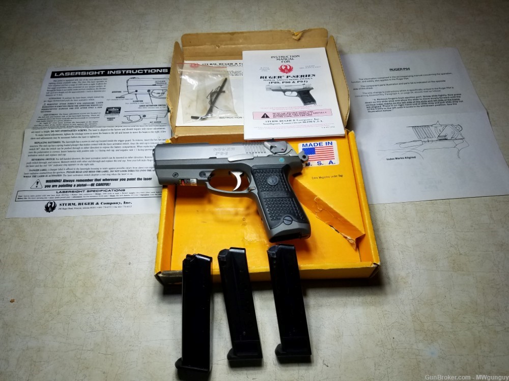 Ruger P94 w/ integral laser - RARE - Good Condition - BOX-img-0