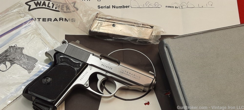 Walther PPK .380 ACP Stainless,Interarms,2 Mags, LNIB! NR-img-2