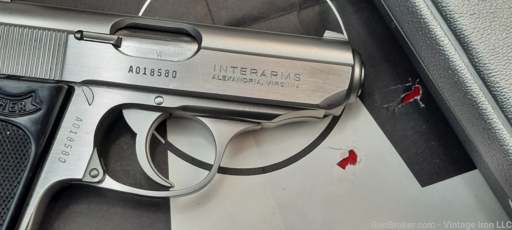 Walther PPK .380 ACP Stainless,Interarms,2 Mags, LNIB! NR-img-13
