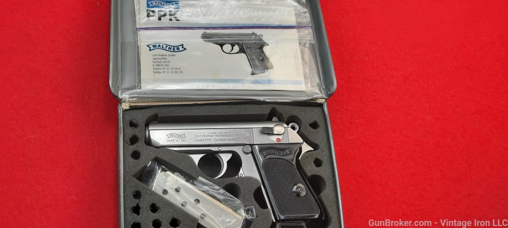 Walther PPK .380 ACP Stainless,Interarms,2 Mags, LNIB! NR-img-4