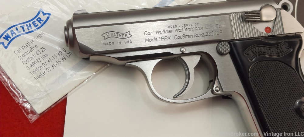 Walther PPK .380 ACP Stainless,Interarms,2 Mags, LNIB! NR-img-17