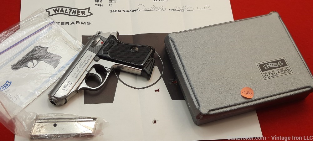 Walther PPK .380 ACP Stainless,Interarms,2 Mags, LNIB! NR-img-3