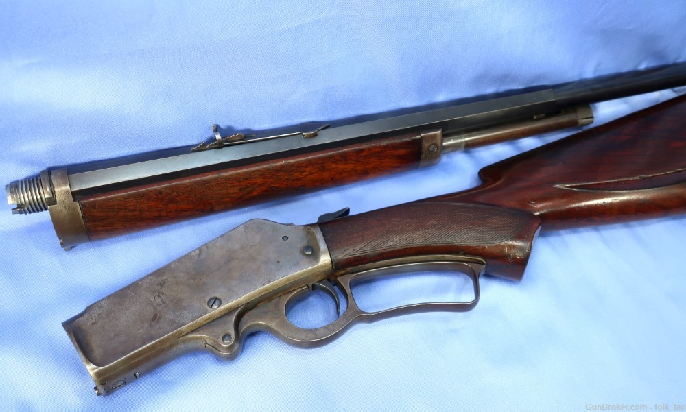 Marlin 1893 Deluxe Takedown 30-30 Lever Rifle ca. 1916-1917 Half Round/Oct-img-38