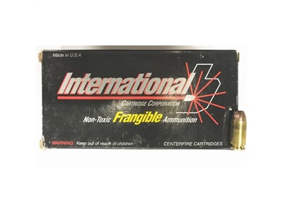 ICC 45 ACP 155 GR JHP Frangible Jacket Hollow-Point