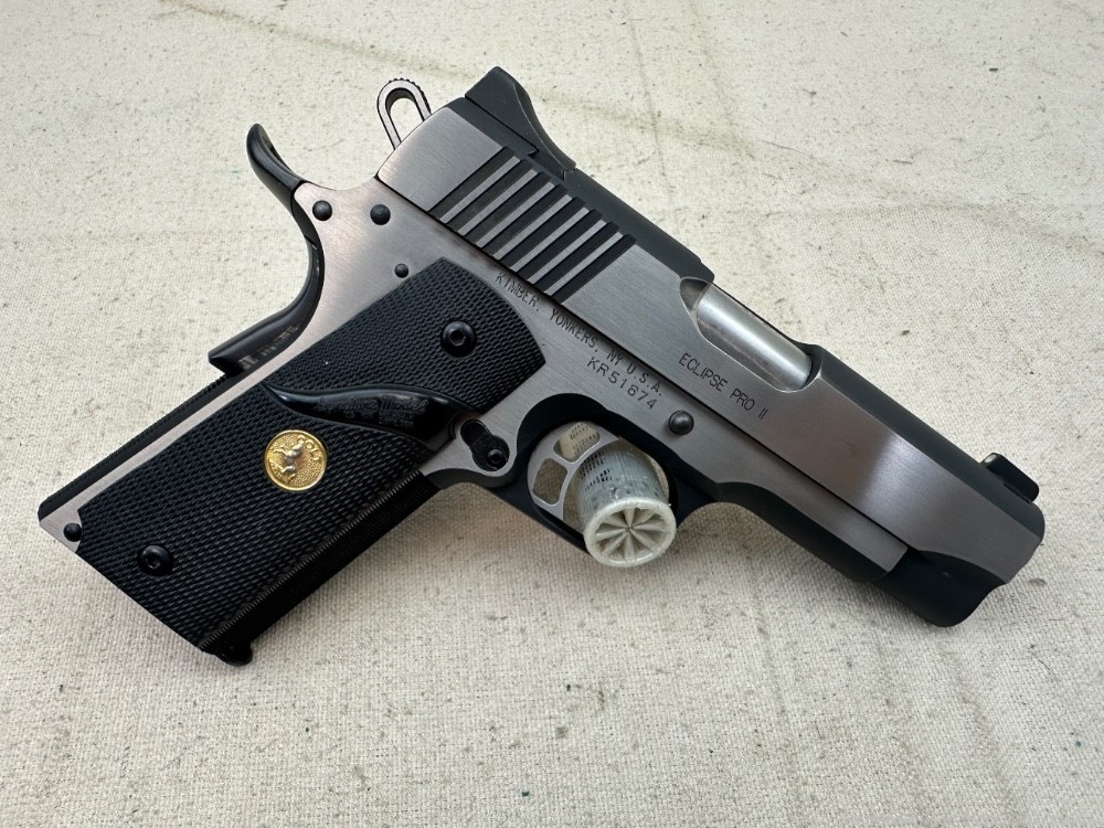 Kimber Eclipse Pro II .45 ACP Black/Stainless Sharp! Excellent Condition-img-2