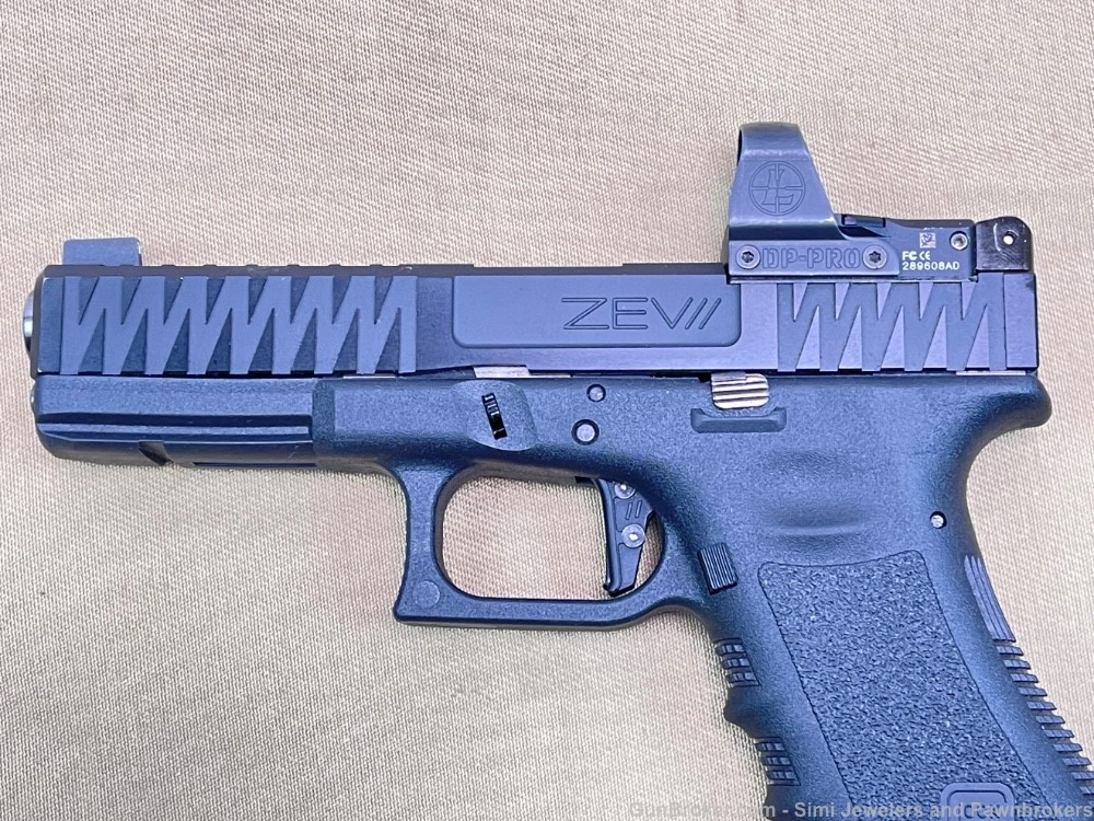 Custom Glock 17 9mm Pistol Zev SOCOM Slide Leupold Scope G17 Gen3-img-7
