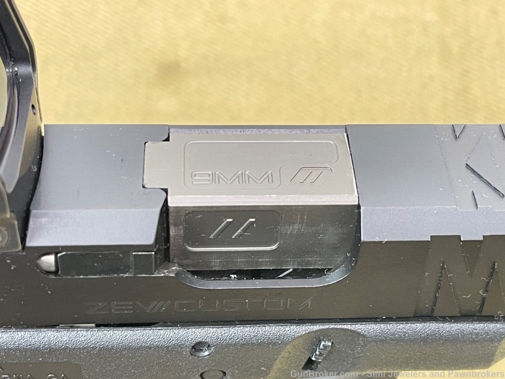 Custom Glock 17 9mm Pistol Zev SOCOM Slide Leupold Scope G17 Gen3-img-9