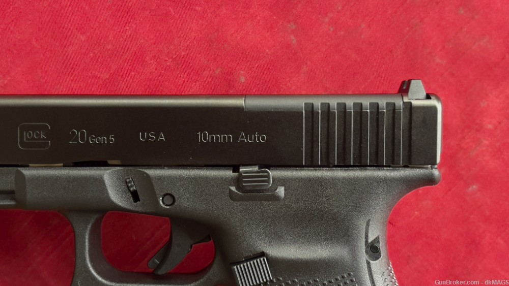 Glock 20 G20 Gen 5 MOS 10mm 10 Round Semi-Auto Pistol Restricted Capacity-img-4