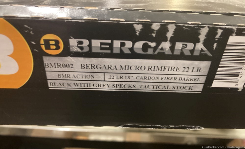  Bergara BMR-002 22LR 18" threaded Carbon Fiber barrel NIB (no card fees)-img-4