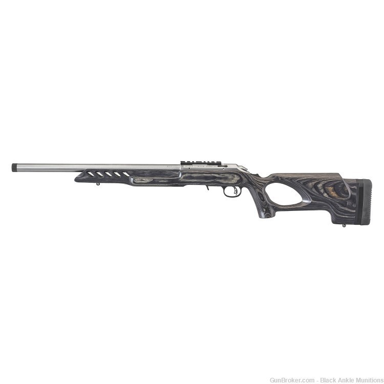 Ruger American Rimfire Target Rifle 22LR 18" 10rd SS Black Lam NIB 08366-img-1