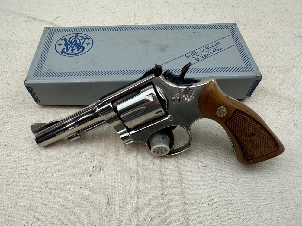 Smith and Wesson Model 15-4 .38 Special 1978 New in the Box *NICKEL*-img-0
