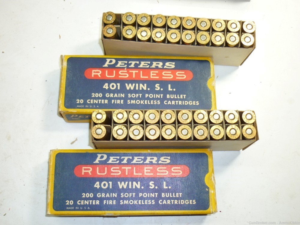5rd - 401 WINCHESTER SELF LOADING - 401 WSL SL 1910 - VARIOUS-img-22