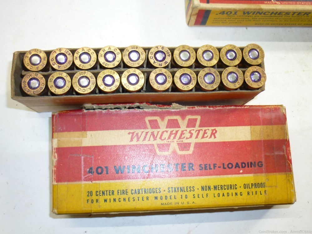5rd - 401 WINCHESTER SELF LOADING - 401 WSL SL 1910 - VARIOUS-img-5