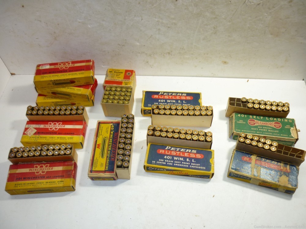 5rd - 401 WINCHESTER SELF LOADING - 401 WSL SL 1910 - VARIOUS-img-35