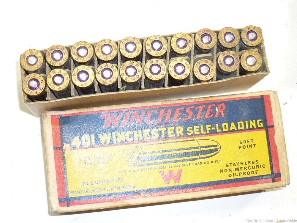 5rd - 401 WINCHESTER SELF LOADING - 401 WSL SL 1910 - VARIOUS-img-11