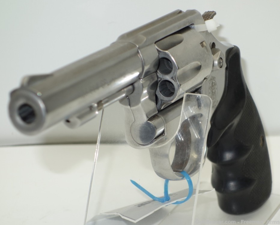 Smith and Wesson Model 64 Stainless 38 Special+P Revolver-Round Butt-img-0