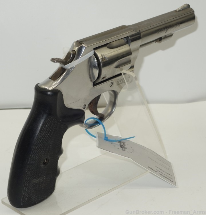 Smith and Wesson Model 64 Stainless 38 Special+P Revolver-Round Butt-img-3