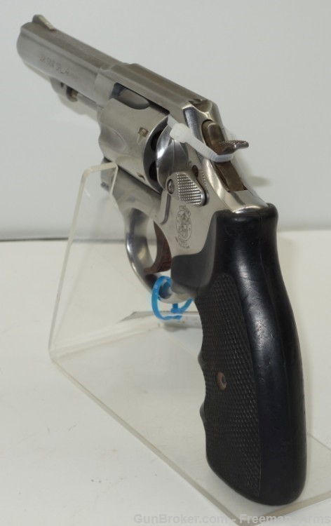 Smith and Wesson Model 64 Stainless 38 Special+P Revolver-Round Butt-img-2