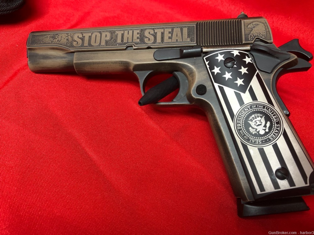 Rock Island Armory 1911-A1 (Donald) Trump (Stop The Steal) Special Edition -img-1