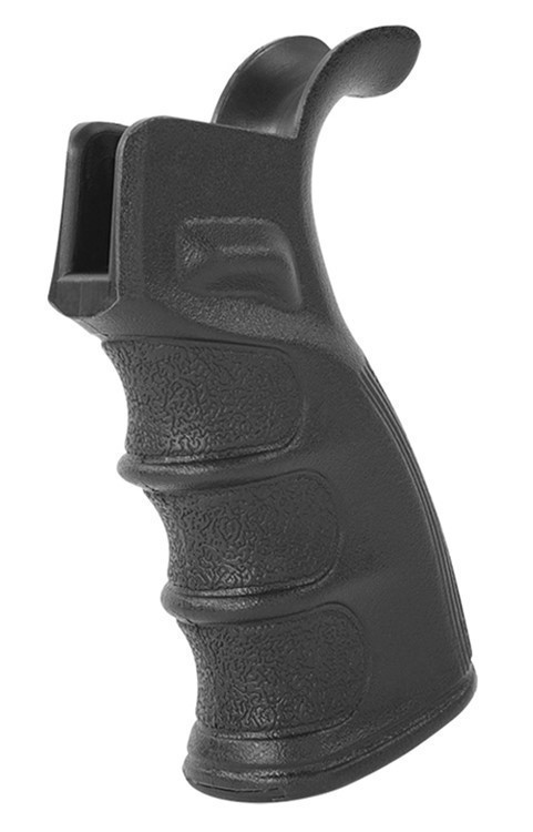 AR15 Ergonomic Pistol Rear Grip w/Finger Grooves Storage-img-0