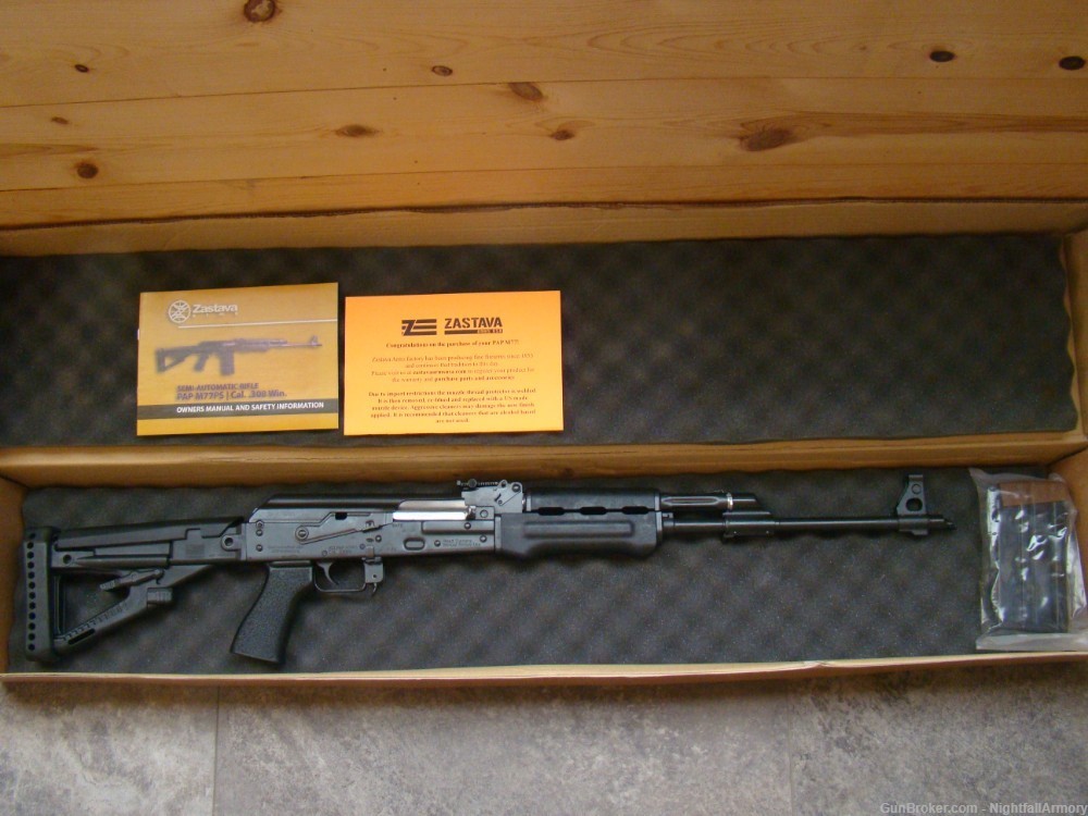 Zastava PAP M77 .308 19.7" Rifle AK M-77 AK-47 7.62 NATO Tactical black NEW-img-14