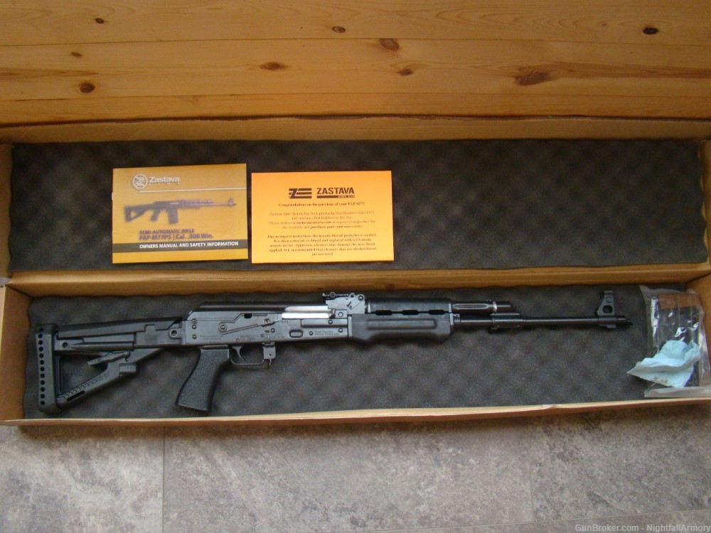 Zastava PAP M77 .308 19.7" Rifle AK M-77 AK-47 7.62 NATO Tactical black NEW-img-4