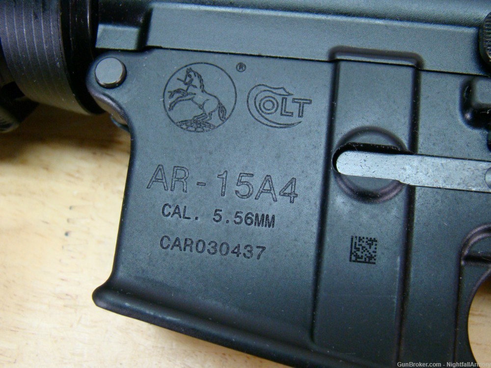 Colt AR15A4 20" 5.56 NATO Rifle Semi-auto Fixed M16 Military style AR15-A4-img-10