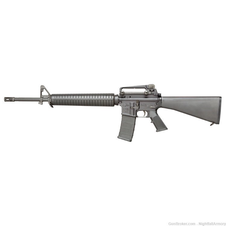 Colt AR15A4 20" 5.56 NATO Rifle Semi-auto Fixed M16 Military style AR15-A4-img-0