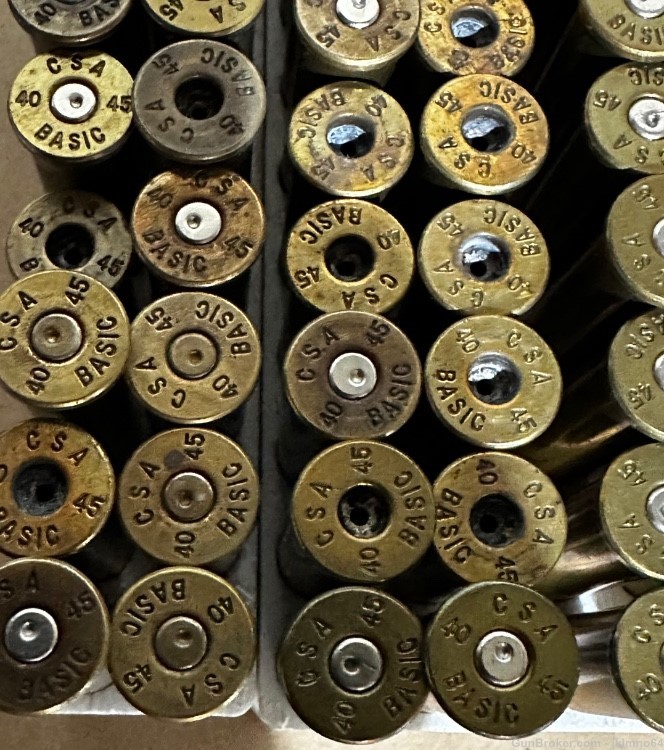 87 pieces of C. Sharps Arms Co. formed 40-90 Sharps bottleneck 2 5/8” cases-img-2