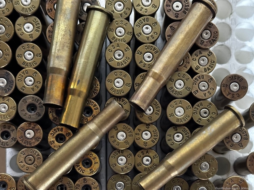 87 pieces of C. Sharps Arms Co. formed 40-90 Sharps bottleneck 2 5/8” cases-img-5