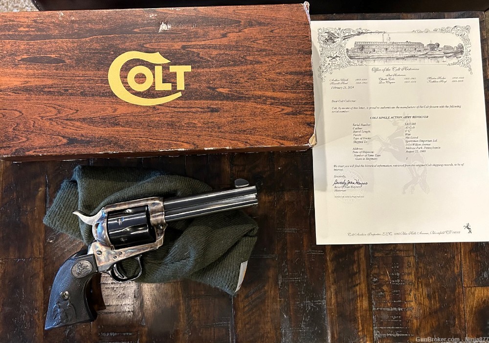 Colt SAA 1980 Model P1840-img-0