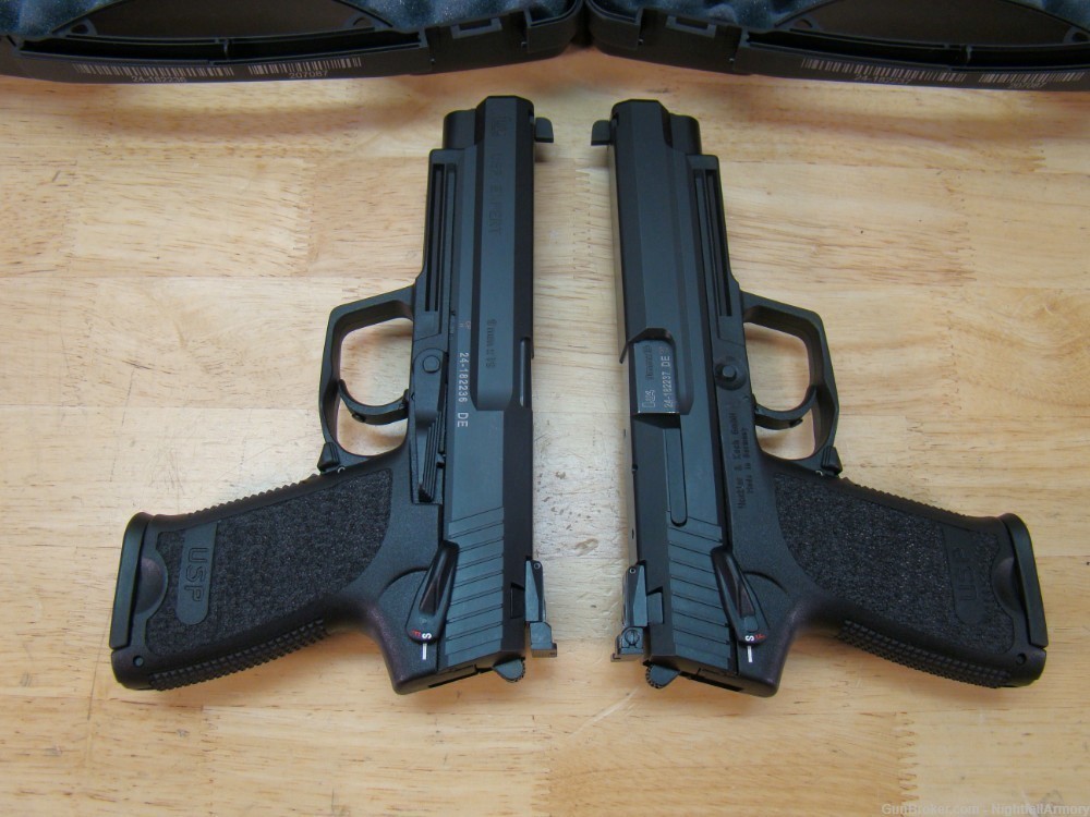 Pair o H&K USP9 Expert 9mm Pistols HK USP 9 15rd 81000361 consecutive # set-img-11